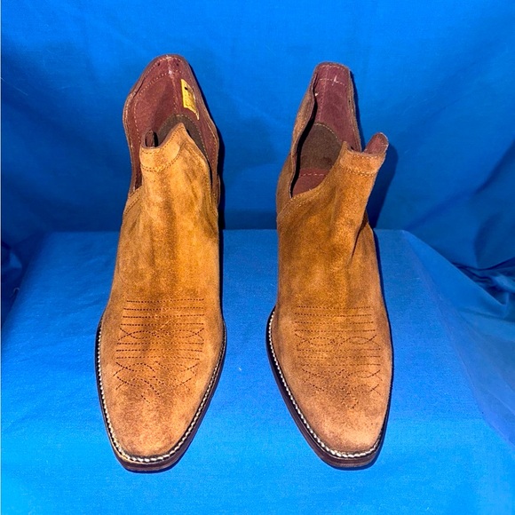 NWT Women’s Size 8 Roper Aztec Suede Brown Ankle Boots - Picture 1 of 7